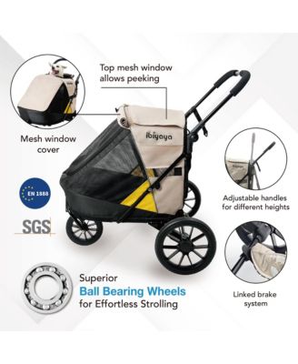 Minika 3-in-1 Pet Stroller System Arizona Tan