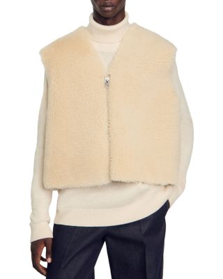 Sandro - Shearling Vest