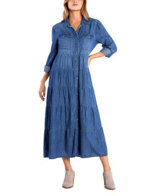 Mave Denim Maxi Dress
