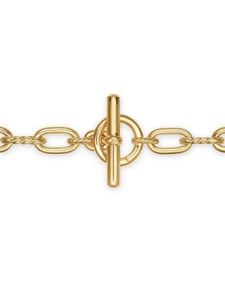 DY Madison&reg; Toggle Chain Necklace in 18K Yellow Gold, 8.5mm