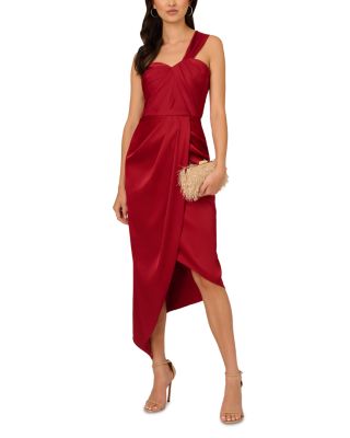 Satin Asymmetric Dress