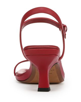 Women's Coco Square Toe Kitten Heel Sandals 