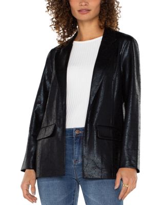 Liverpool Los Angeles - Crackled Boyfriend Blazer