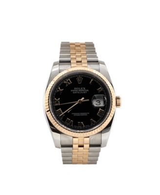 Pre-Owned Rolex - Oyster Perpetual Datejust Automatic Watch in Stainless Steel and Rose Gold 36mm