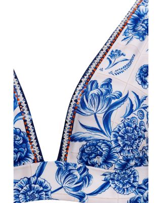 Laurie Bikini Top in Azure 