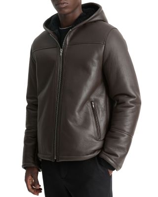 Vince - Shearling Hooded Jacket