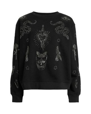 (取寄) オールセインツ レディース ピッパ ヘックス スウェット AllSaints women Pippa Hex Sweat Black ALLSAINTS Pippa Hex Sweatshirt | Bloomingdale's