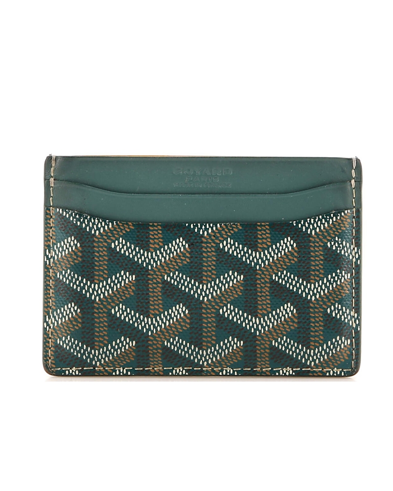 Pre-Owned Goyard Saint Sulpice Card Holder Coated Canvas