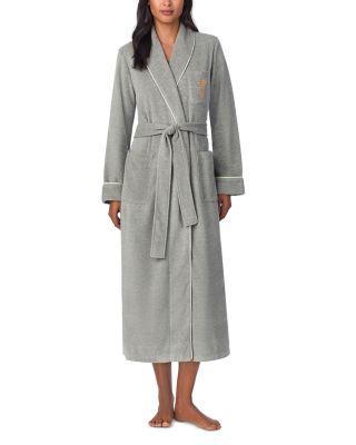 Ralph Lauren - Microfleece Long Sleeve Shawl Collar Robe