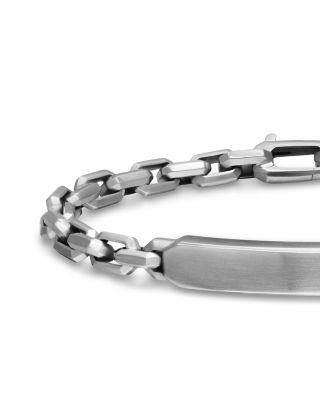 Men's Streamline&reg; ID Bracelet in Sterling Silver, 6.7mm