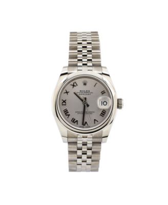 Pre-Owned Rolex - Oyster Perpetual Datejust Automatic Watch in Stainless Steel 31mm