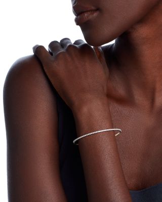 Diamond Skinny Tennis Bracelet in 14K White Gold, 0.50 tcw