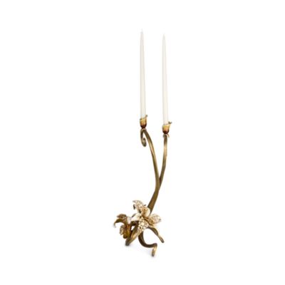 Roselyn Orchid Double Candlestick