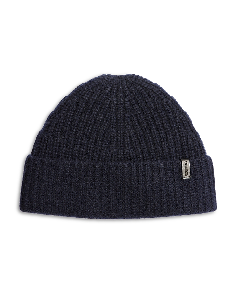 Vince Cashmere Shaker Stitch Knit Hat In Coastal Blue