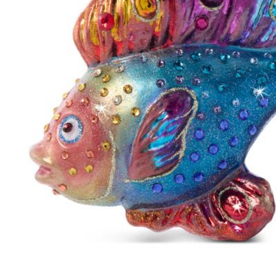 Fancy Fish Glass Ornament