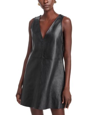 TOCCIN - Malia Faux Leather Dress