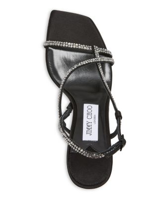 シューズ・サンダルその他 JIMMY CHOO Woman Heeled sandals Black ETANA80WCH BLACK/SMOKE Jimmy Choo Women's Etana 80 High Heel Sandals | Bloomingdale's