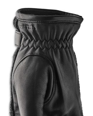 Christopher Leather & Knit Gloves