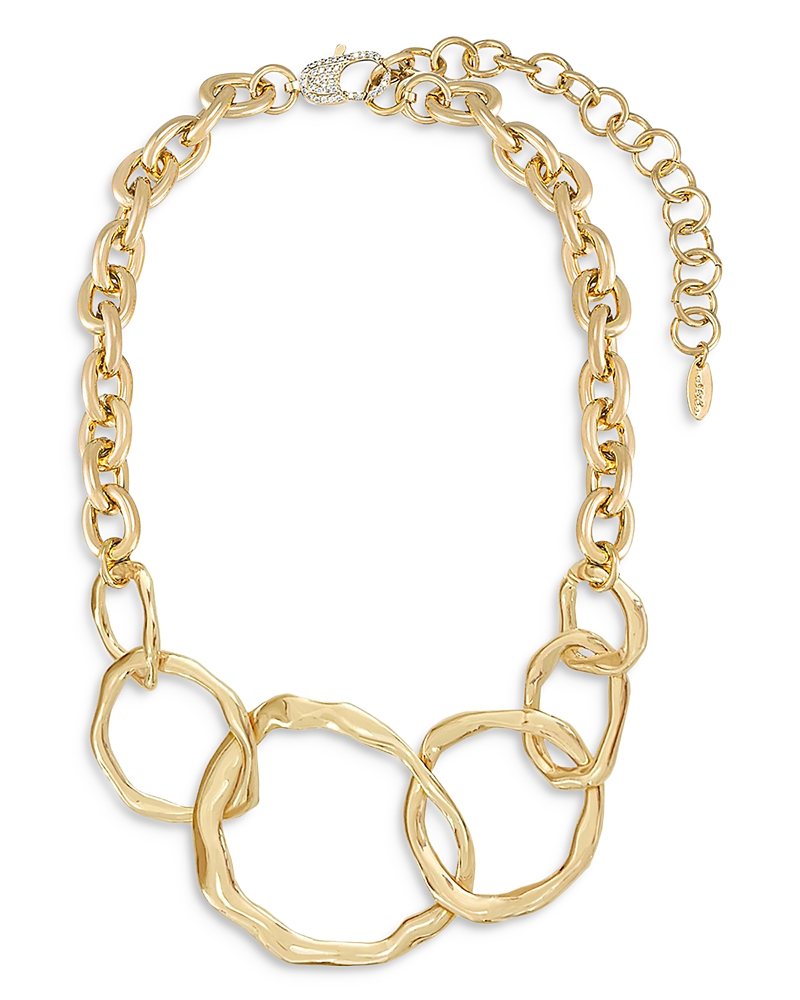 Ettika Interlocking Loop Necklace In Gold