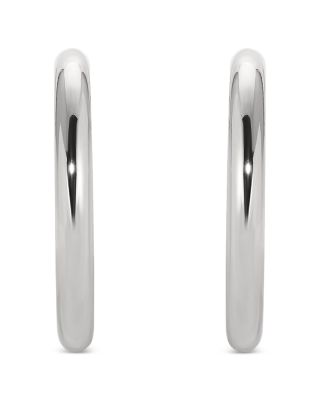 Large Thick Classic Hoop Earrings 