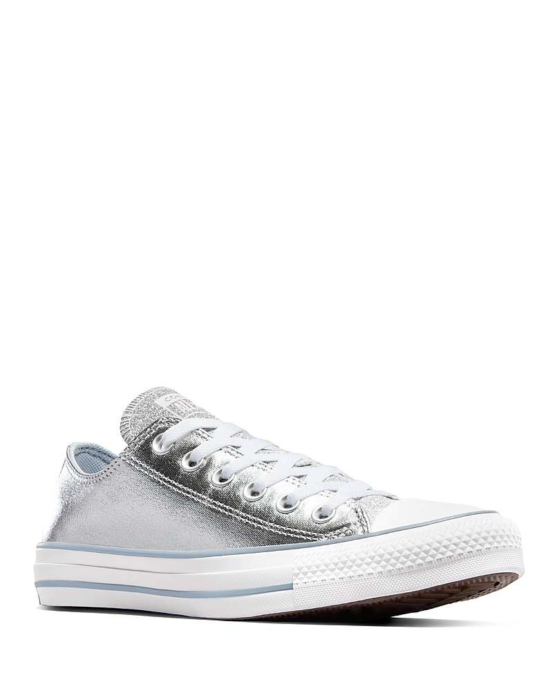 Converse Chuck Taylor All Star Sparkle Sneakers Metallic Granite/white In Metallic Granite/white