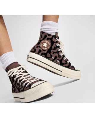 Women's Chuck Taylor All Star Lift Hi Leopard Remix Sneakers