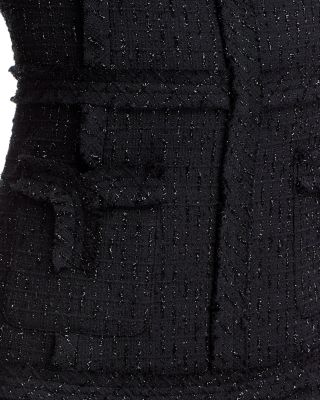 Metallic Tweed Geo Stripe Dress