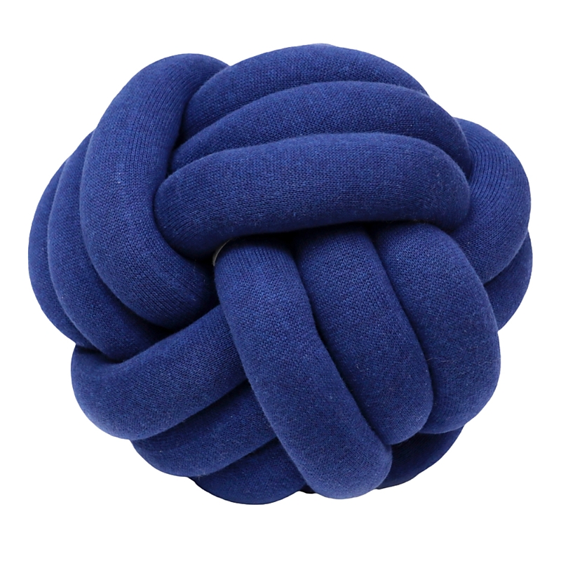 Pink Lemonade Knot 12 Decorative Pillow In Blue