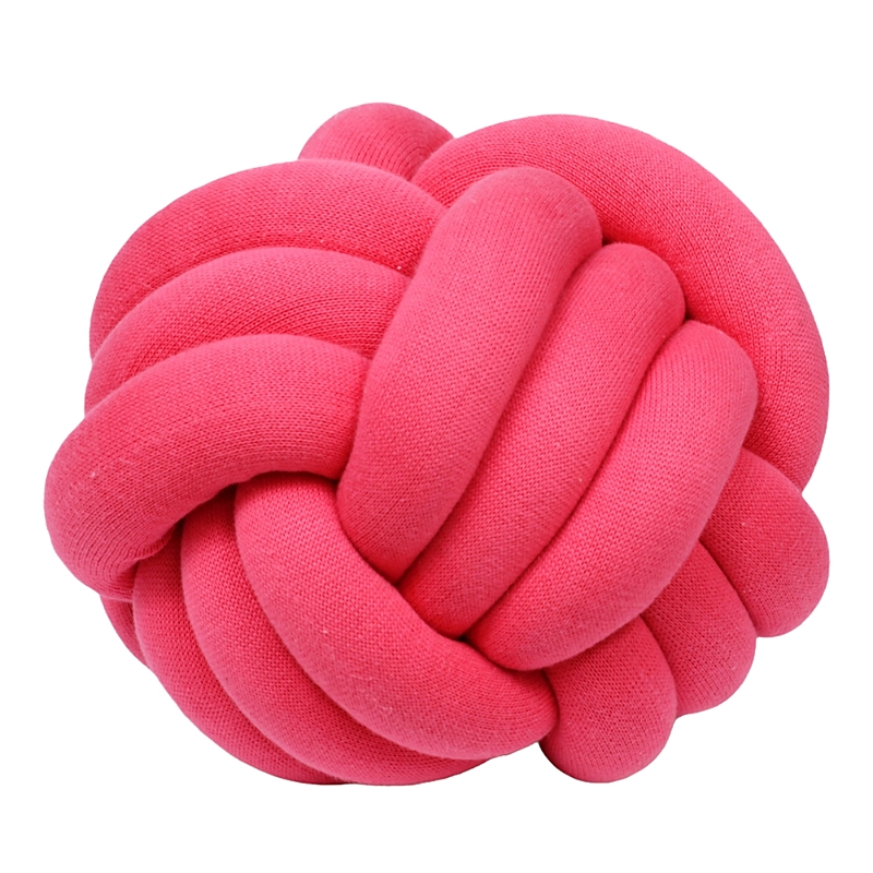 Pink Lemonade Knot 12 Decorative Pillow In Neon Pink