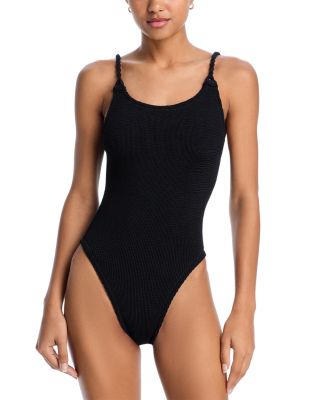 Hunza G - Camille Crinkle One Piece Swimsuit