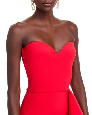 Nary Strapless Ruffled Gown