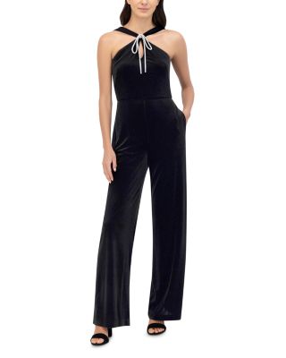 Eliza J - Embellished Bow Jumpsuit