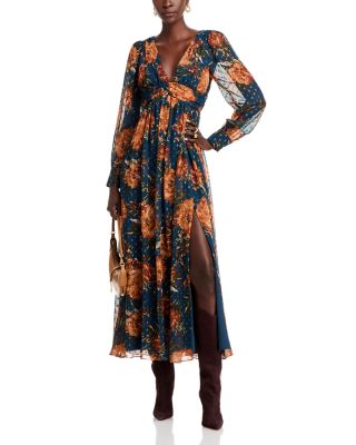 Moody Floral Maxi Dress - Exclusive