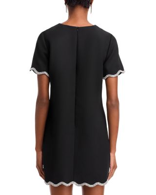 Crystal Trim Mini Dress - Exclusive