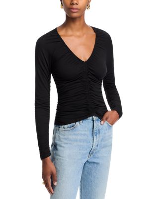 AQUA - Ruched Top - Exclusive