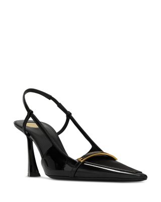 SAINT LAURENT - Women's Jacqueline Slingback Pumps in Patent Leather