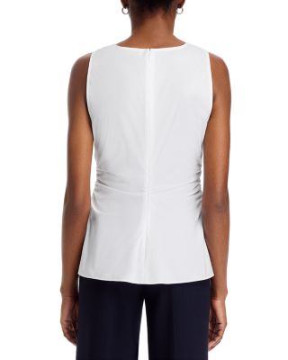Aidan Ruched V Neck Top