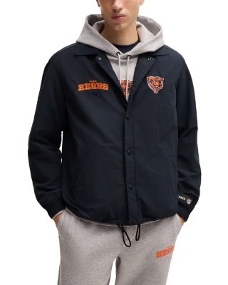 Boss x Nfl Water Repellent Jacket with Embroidered Branding