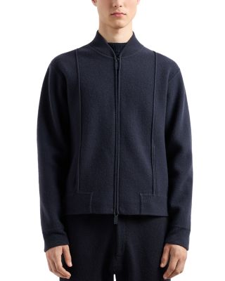 Emporio Armani - Knit Wool Bomber Jacket