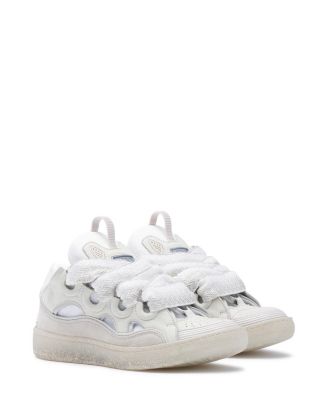 Lanvin Women's Leather Curb Sneakers