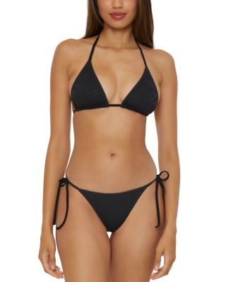 Color Play Crochet Tie Side Bikini Bottom