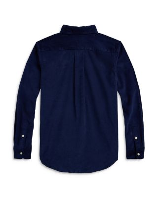 Ralph Lauren Boys' Polo Bear Corduroy Shirt - Little Kid, Big Kid