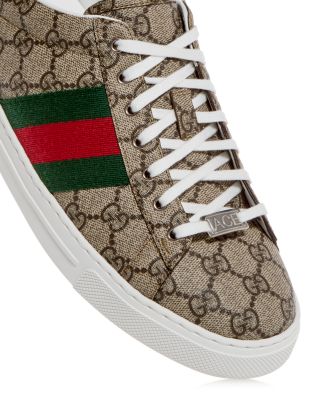 Men's Ace Canvas and Leather Sneakers