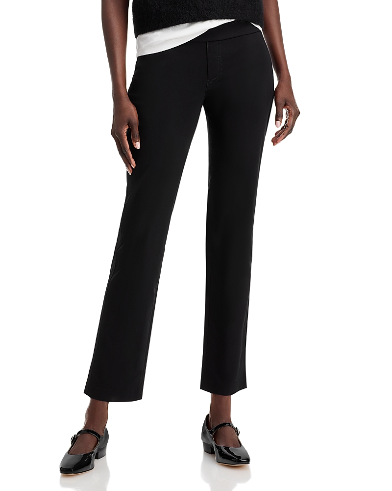 Nic + Zoe Nic+zoe Work It Straight Leg Pants In Black Onyx
