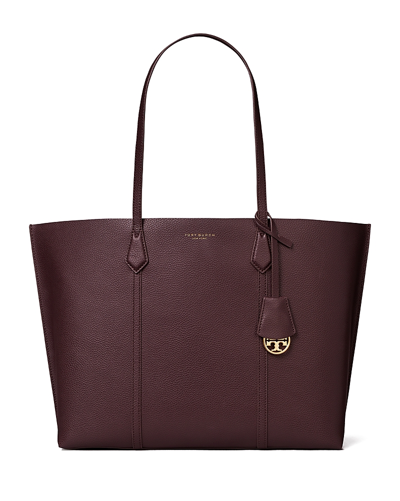 Tory Burch Perry Triple-compartment Tote In Albarossa/gold