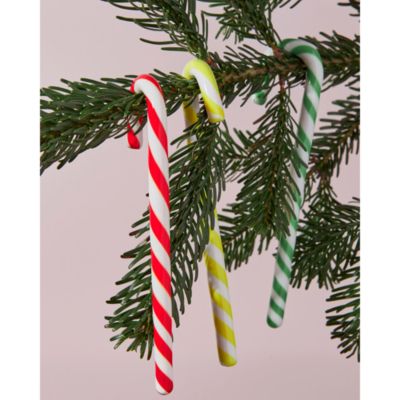 Crystal Candy Cane Holiday Decoration