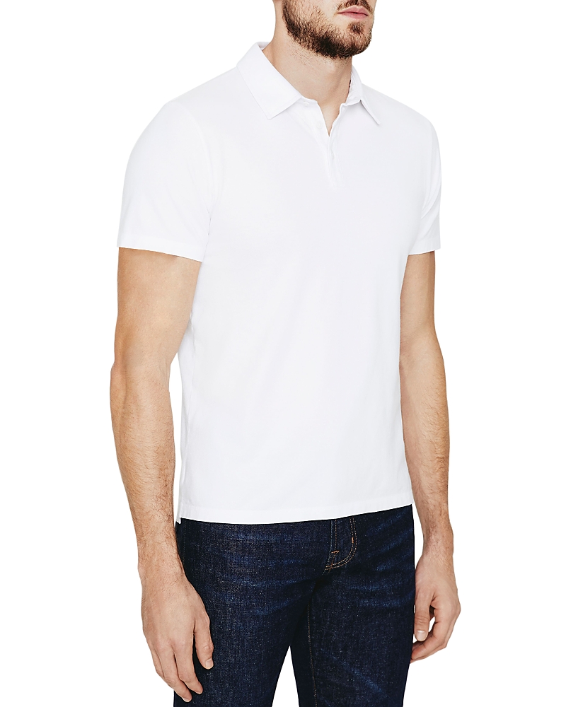 Ag Bryce Short Sleeve Polo In True White
