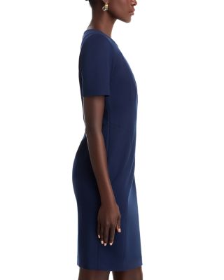 Judianne Short Sleeve Fitted Sheath Dress - Exclusive