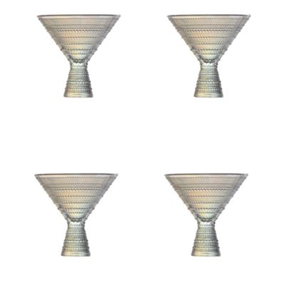 Fortessa Jupiter Iridescent Martini Glass, Set of 4