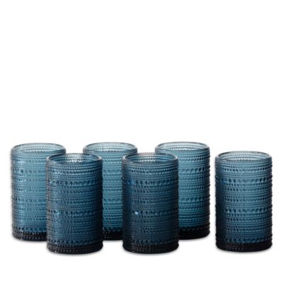 Fortessa Jupiter Cornflower Ice Beverage Glass, Set of 6